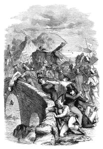 ホーウィックでの選挙暴動、スコットランド国境、1837年c1895 作： Unbekannt