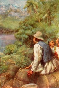 「象は予想通りに来ました」、1917年。 作： Unbekannt