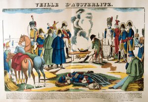 オーステルリッツの前夜、1805年12月1日、19世紀 作： Unbekannt