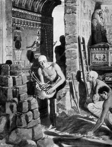 エジプト、ツタンカーメンの墓の最後の内装と封印、紀元前1325年1933-1934 作： Unbekannt