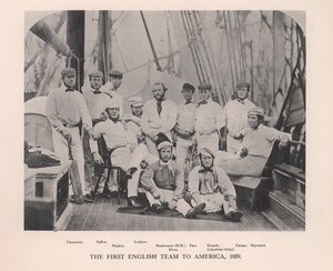 アメリカをツアーした最初のイギリスのクリケットチーム、1859 1912 作： Unbekannt