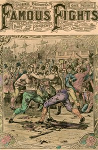 トムスプリングとジャックランガンの間の最初の戦い、1824年、19世紀後半または20世紀初頭