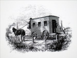 ジョージ・ステファンソンが作った最初の客車 作： Unbekannt