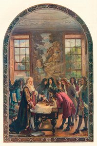 イングランド銀行の創設、1694年1905年。 作： Unbekannt