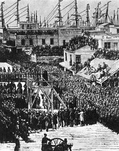 1956年7月29日、サンフランシスコのヘザリントンとブレースの絞首刑1954 作： Unbekannt