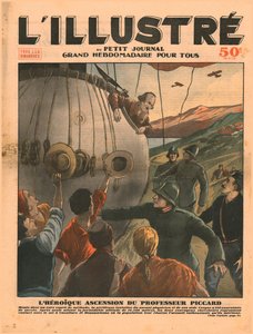 ピカード教授の英雄的な上昇、1932年。 作： Unbekannt