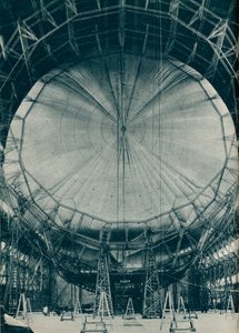飛行船R101の内部構造、c1929 c1937 作： Unbekannt