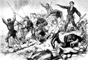 1871年5月のコミュナルズ最後の戦い、パリコミューン