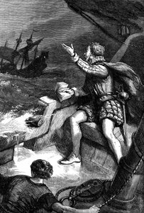 ハンフリーギルバート卿の最後の瞬間、1583年c1880 作： Unbekannt
