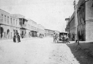 イラク、モスルの大通りc1910s
