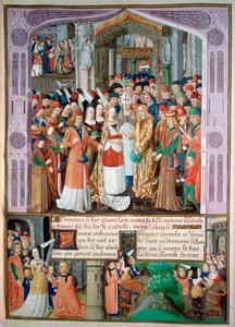 ブランシュとフェルナンドの結婚、1269年、15世紀 作： Unbekannt