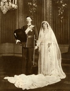 プリンセスメアリーと子爵のラセル夫妻の結婚、1922年2月28日、1935年。