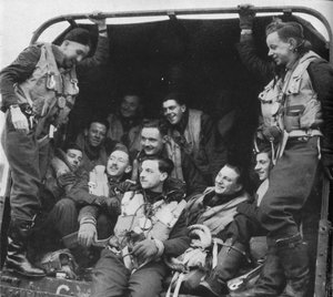 男性と航空機、c1940 1943 作： Unbekannt