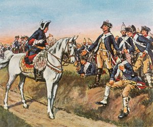 1936年、1758年10月14日、ホッホキルヒでの攻撃の翌朝。 作： Unbekannt