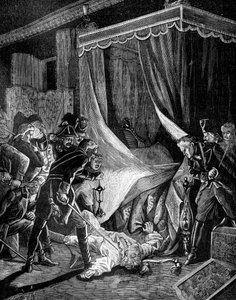 ロシアの皇帝パウロ1世の殺害、1801年3月1882〜1884年 作： Unbekannt