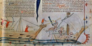 海戦、1340年頃 作： Unbekannt