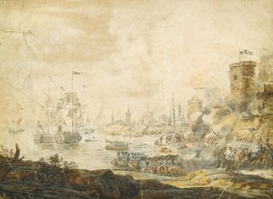 1770年7月5日、18世紀のチェスマ海軍の戦い