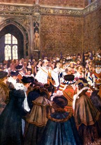 エドワード7世、1905年の議会開会 作： Unbekannt