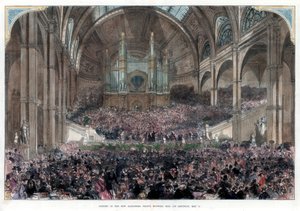 1875年5月1日、新しいアレクサンドラパレス、マスウェルヒルのオープン 作： Unbekannt