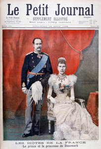 デンマークの王子と王女、1896年 作： Unbekannt