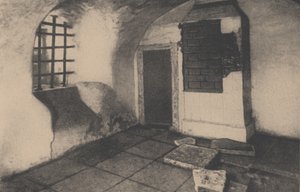 シュリッセルブルク要塞の刑務所の独房 作： Unbekannt