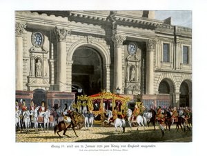1820年1月31日、王としてのジョージ4世の宣言 作： Unbekannt