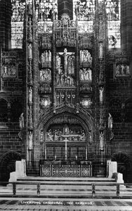 20世紀のリバプール大聖堂のreredos 作： Unbekannt