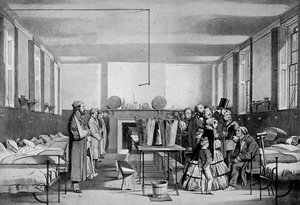 ブロンプトン病院への王室訪問、1850年代、c1920 作： Unbekannt