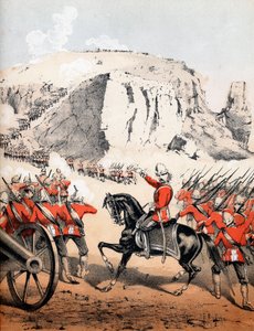 1868年4月13日、エチオピアのマグダラの襲撃 作： Unbekannt