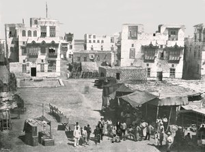 郵便局の通り、スーダン、スーダン、1895年。