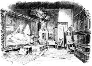 カールフォンパイロットのスタジオ、c1880-1882 作： Unbekannt