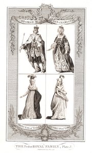 1795年5月9日、アレクサンダーホッグによって出版された当時の王室 作： Unbekannt