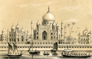 1847年のアグラのアクバルカーンのお気に入りのスルタンの墓