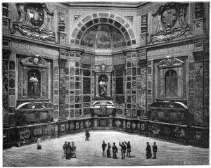 メディチ家最後の墓、サンロレンツォバシリカ、フィレンツェ、イタリア、1882 作： Unbekannt