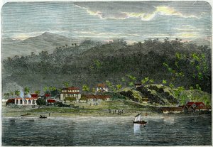 モラントの町、モラントベイ、ジャマイカ、c1880 作： Unbekannt