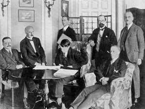 条約メーカー、1921年12月6日 作： Unbekannt
