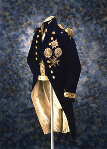 ネルソン卿のユニフォーム提督は、1805年のトラファルガーの戦いで戦死した 作： Unbekannt