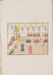 1810年、ミハイルフェオドロビッチ皇帝とエフドキヤルキアノフナの結婚式 作： Unbekannt