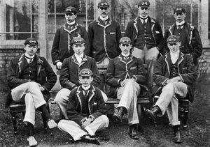 優勝したオックスフォードボートレースクルー、1896 1937 作： Unbekannt