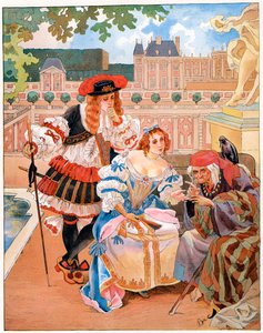 ルイ14世の青春、c1920s 作： Unbekannt