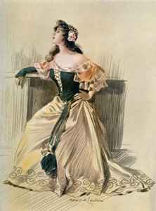 シアターデラポルトサンマルタン-ファルスタッフ-ネリー。 -ミス・パネティエ、1904。 作： Unbekannt