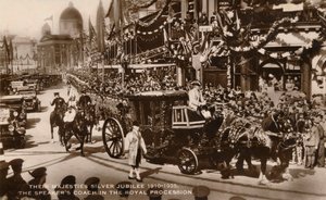 彼らの陛下シルバージュビリー1910-1935。王室行列のスピーカーコーチ 作： Unbekannt