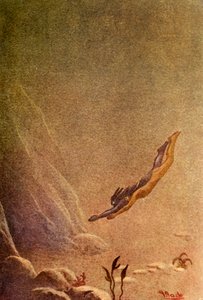 彼らは水神の住処に到着した」、1914年。 作： Unbekannt