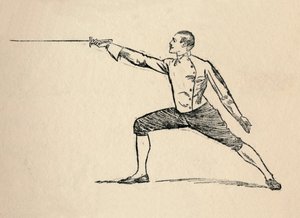 3番目の位置-フェンシング、1912 作： Unbekannt