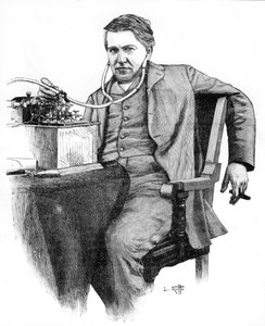 Thomas Alva Edison、アメリカの発明家、c1906 作： Unbekannt