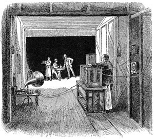 トーマスエジソンズキネトグラフィックシアター、c1891 作： Unbekannt