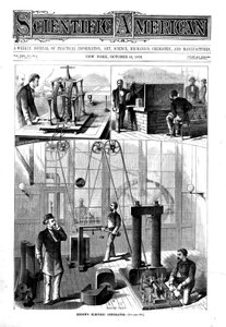 1879年、米国ニュージャージー州メンロパークにある自宅の電灯用トーマスエジソンズジェネレーター