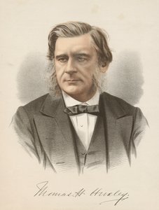Thomas Henry Huxley、英語の生物学者、c1880 作： Unbekannt