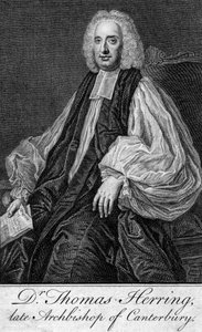 Thomas Herring 1693-1757、カンタベリー大司教 作： Unbekannt