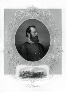トーマスジョナサンストーンウォールジャクソン、南北戦争中の南軍大将、1862-1867 作： Unbekannt